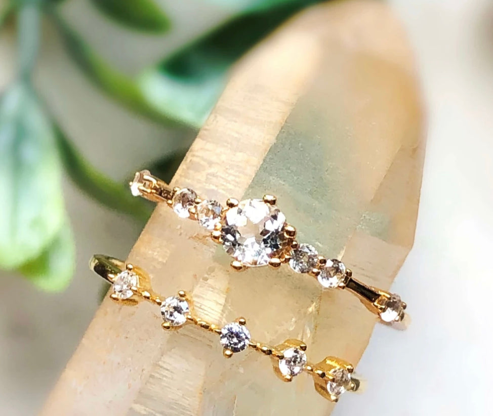 Gold Princessa Stack Ring