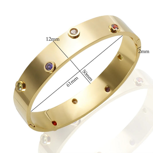Gold Candy Crush Waterproof Bangle