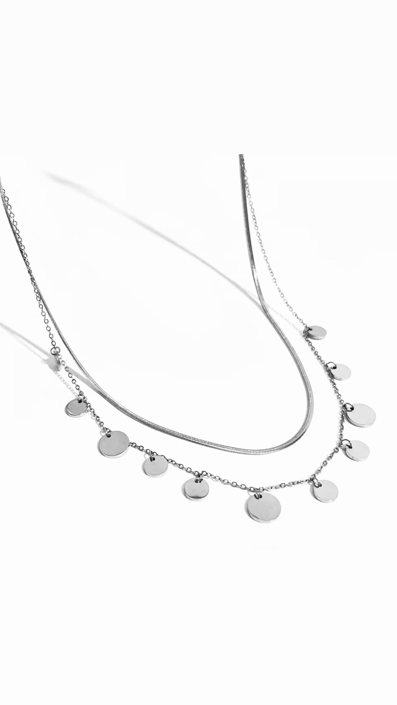 Silver Sunset Necklace