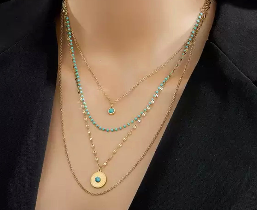 Gold Mykonos Necklace