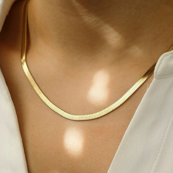 6mm Herringbone Necklace