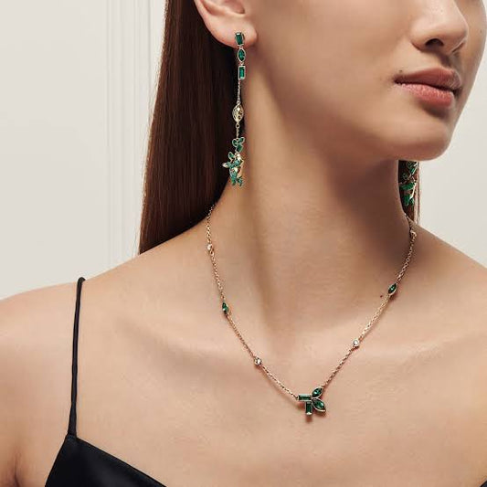 Forest Jade Long Earring