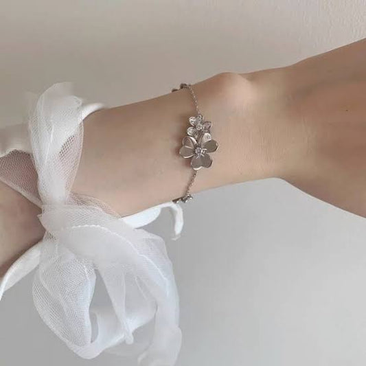 Silver Fleurella Bracelet