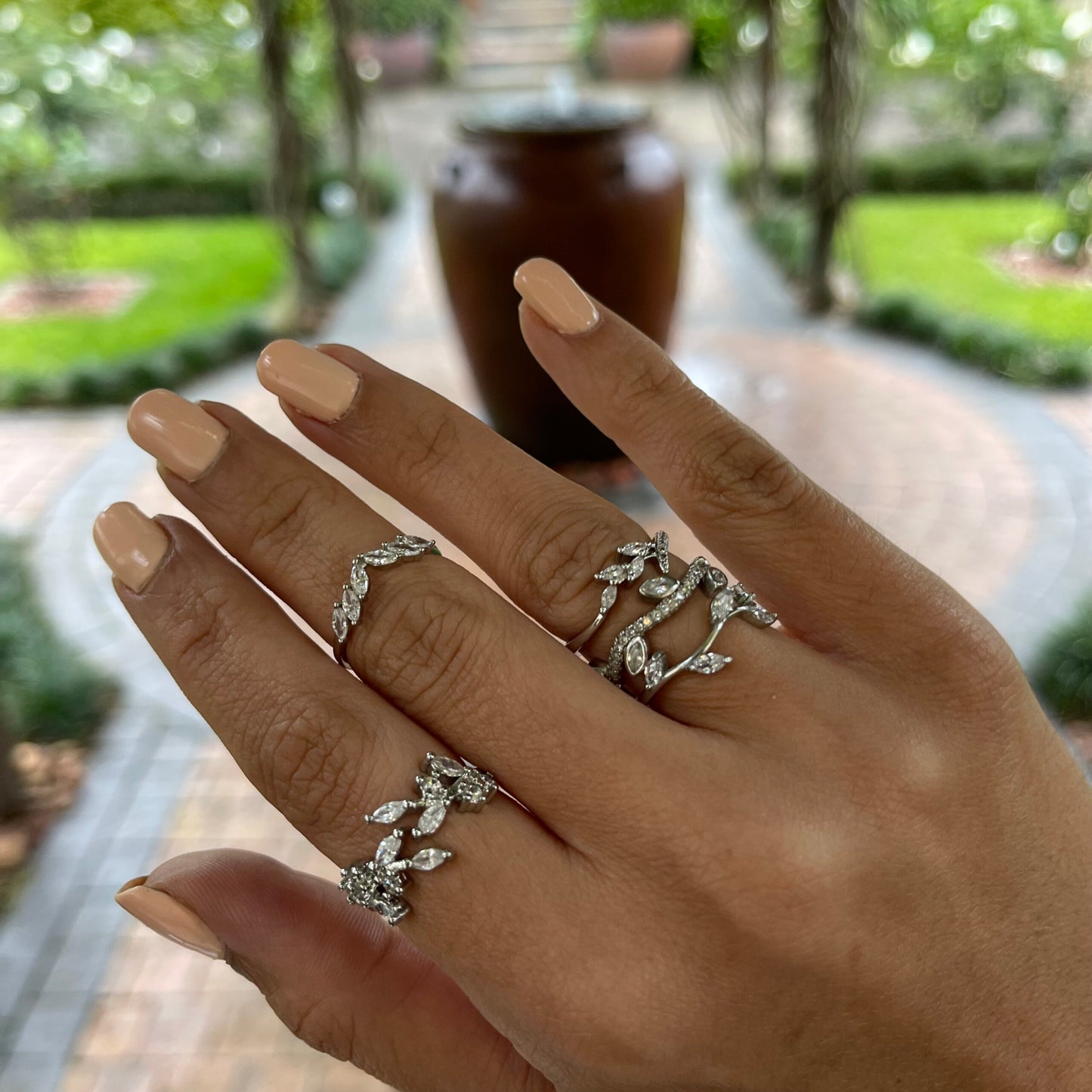 Silver Wreath Eternity band