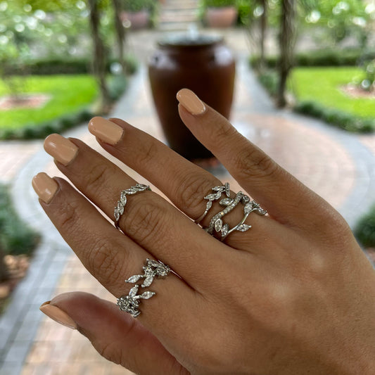 Silver Wreath Eternity band