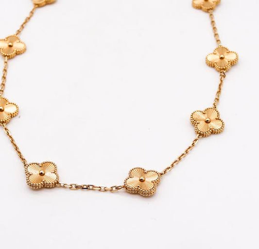 Antique Gold Chic Gold Clover Set