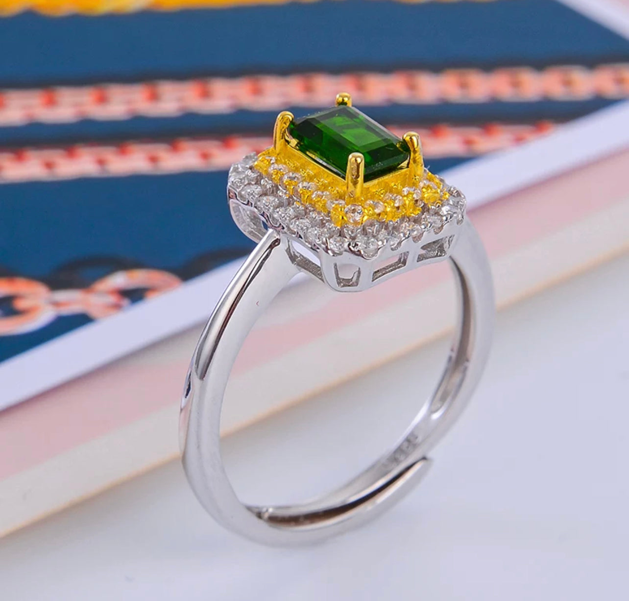 Emerald Renaissance Ring