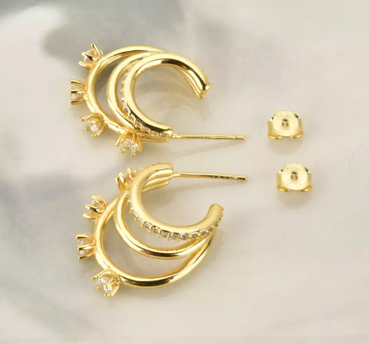Gold Ariana Hoop Earring