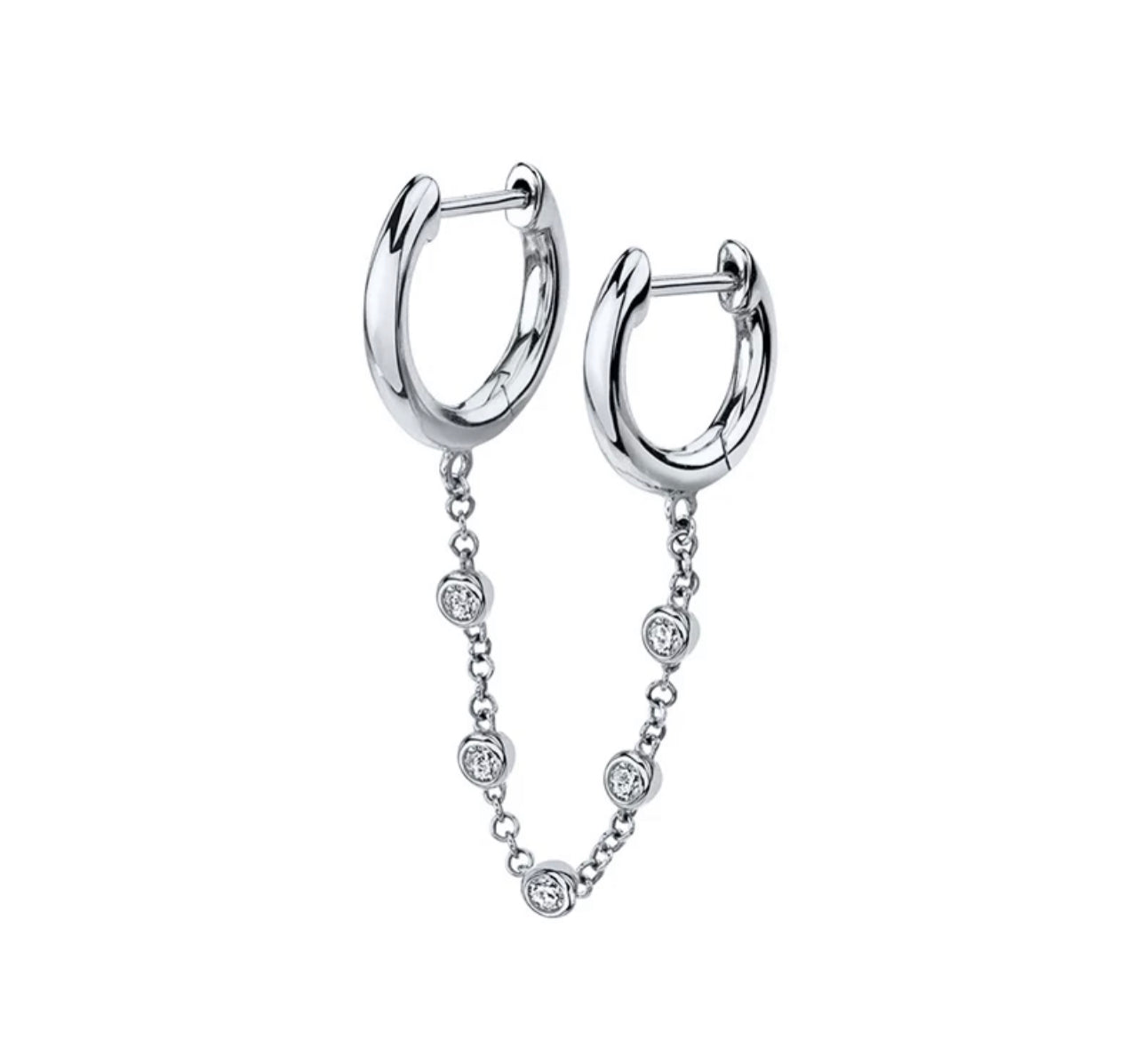 Silver Loop Earring