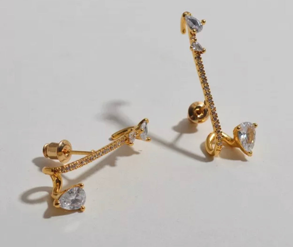 Gold Glamrock Earring