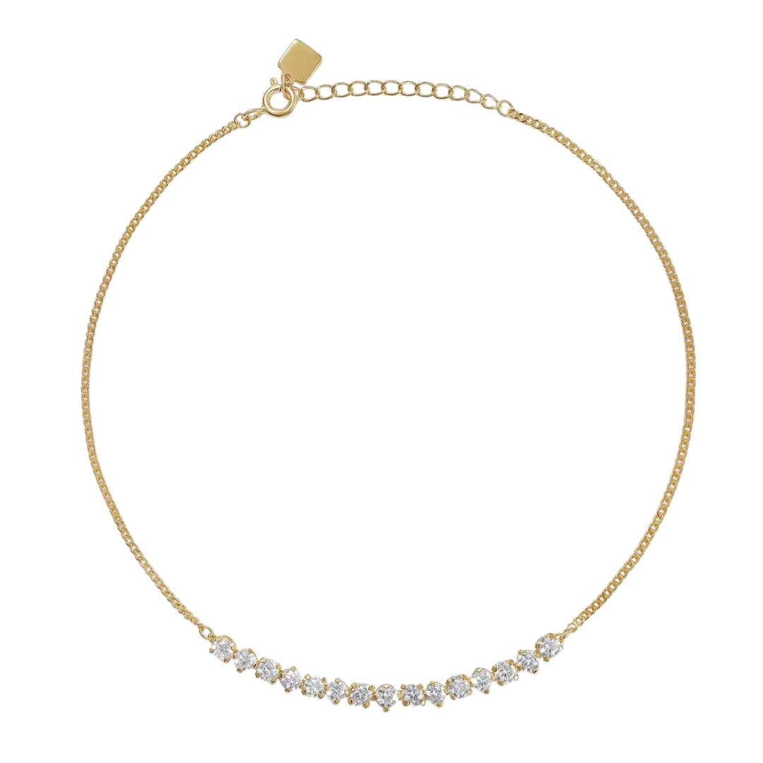 Mishkah’s Golden Trio Anklets