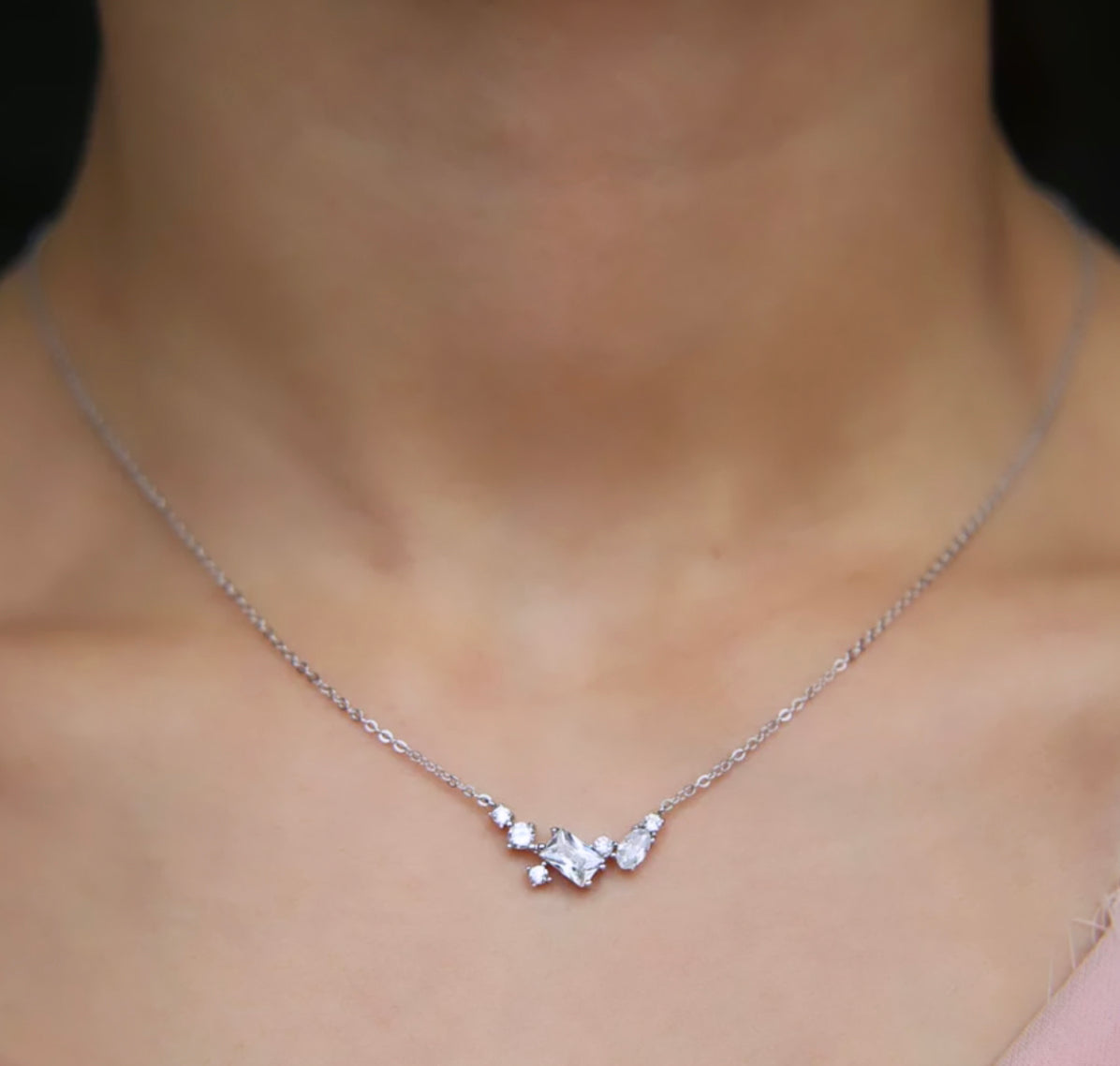 Abstract Brilliance Necklace