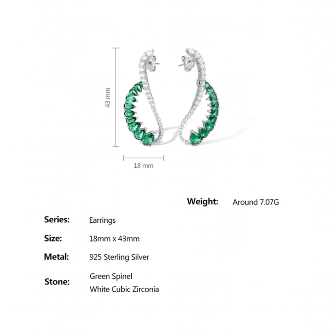 Emerald Bourgeoisie Earring