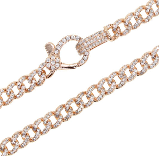 Rose Gold Tzar Cuban Bracelet