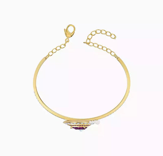 Mystical Pearl Evil Eye Bangle