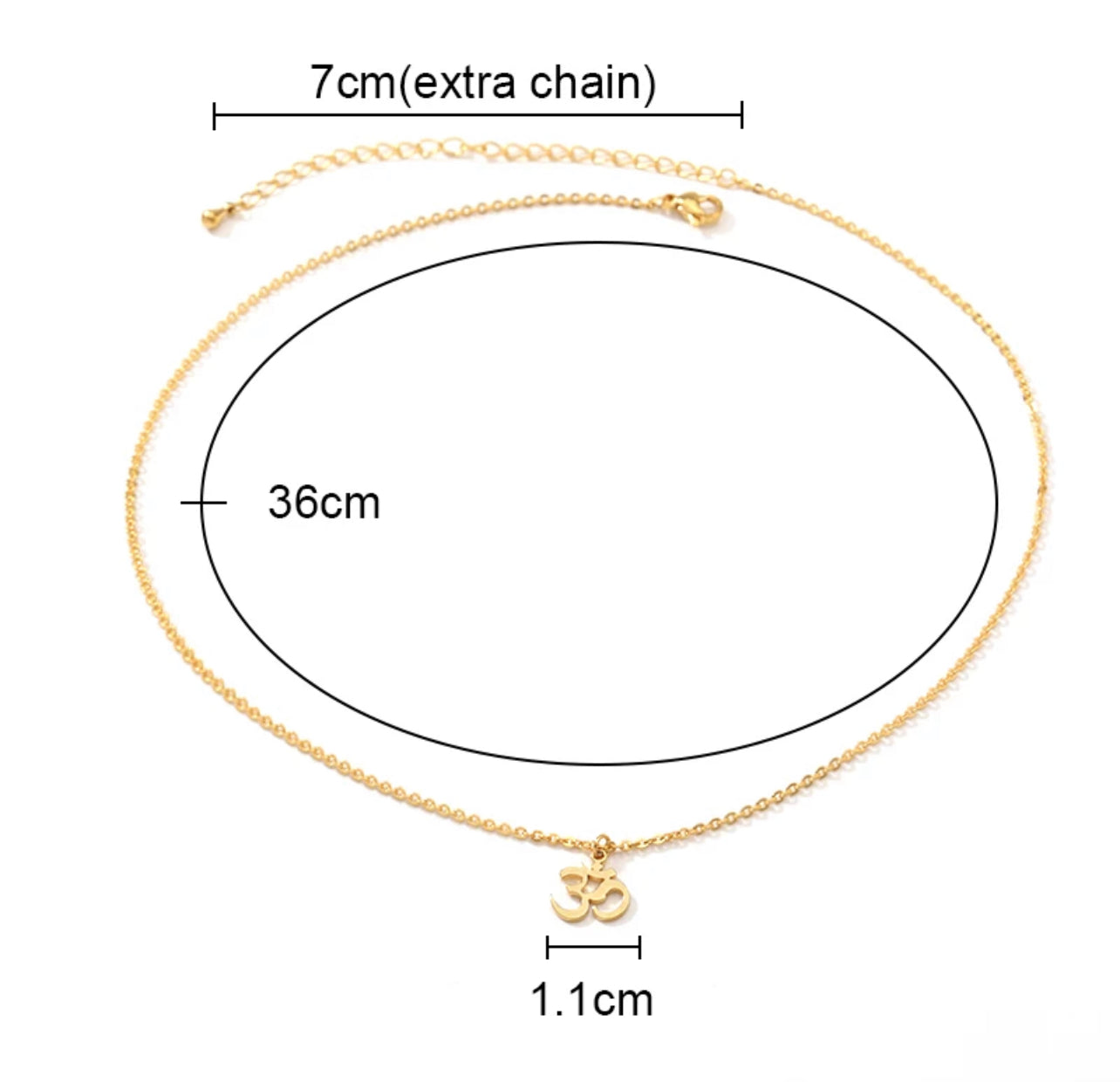Dainty Aum Necklace