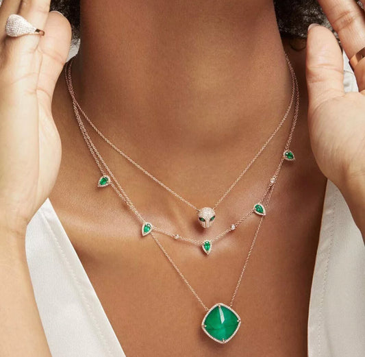 Emerald Blush Necklace