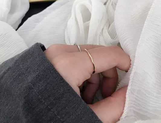 Gold Laser cut adjustable band