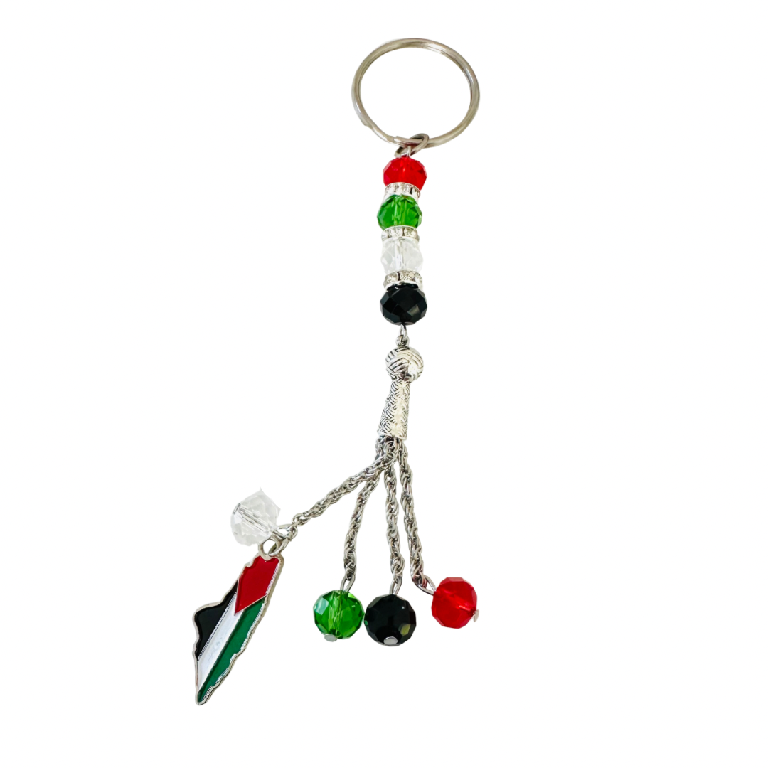 Crystal & Cubic Palestine Key Holder