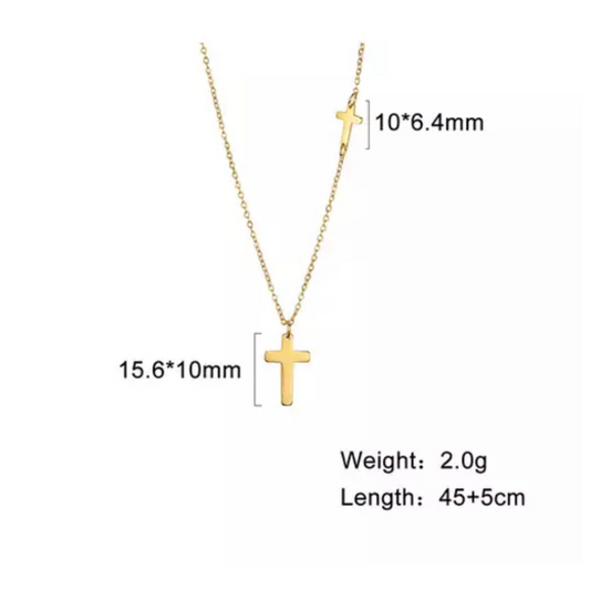 Elmarie Cross Necklace