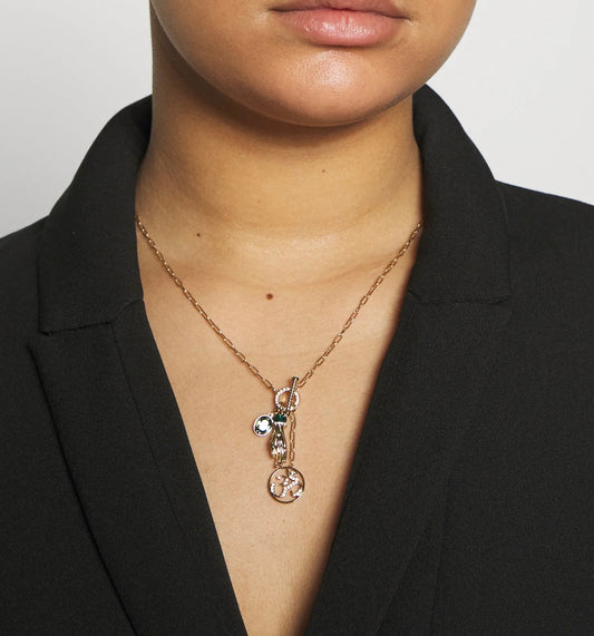 Aurah Hand Charm Necklace