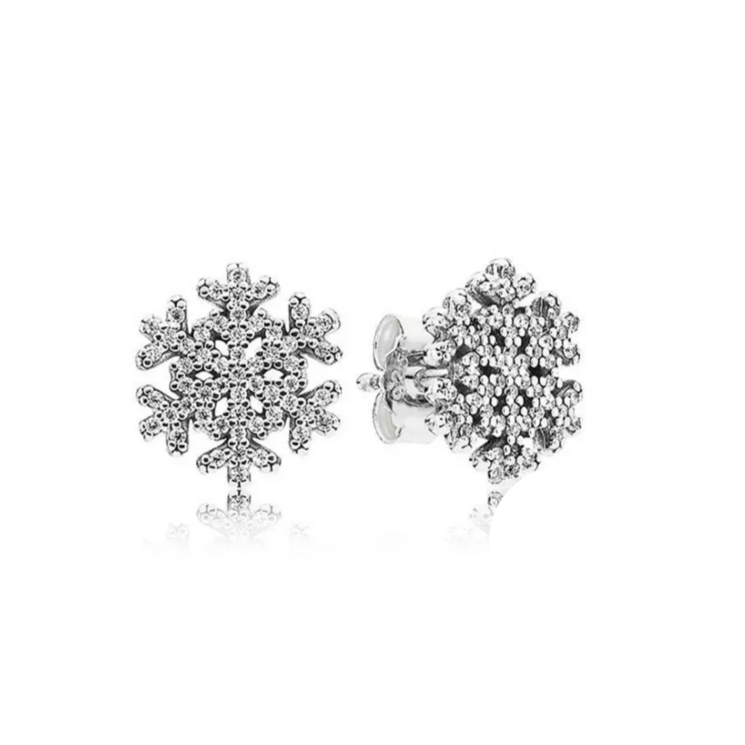 Snowflake Pave Earring