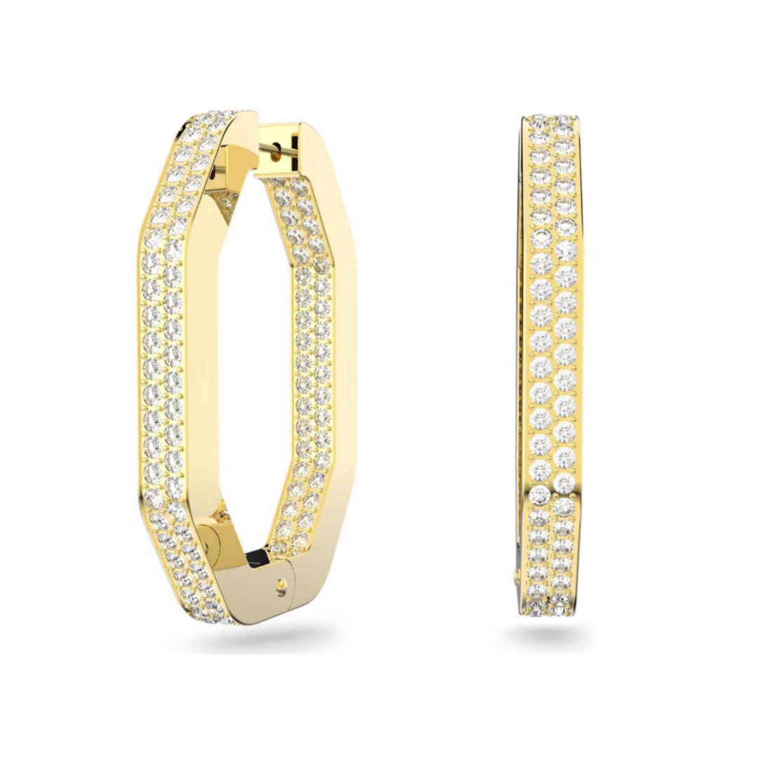 Gold Hustler Octagonal Earring