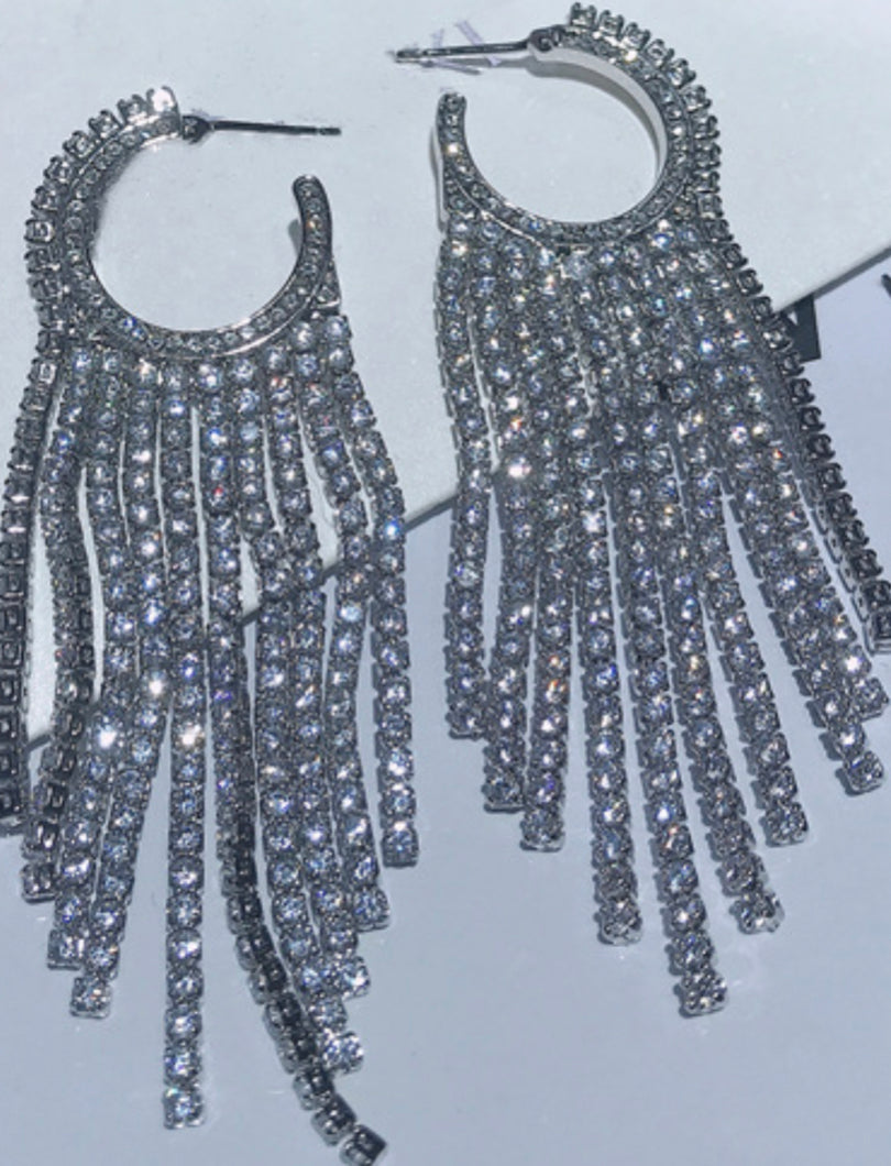 Cascading Tennis Chandelier