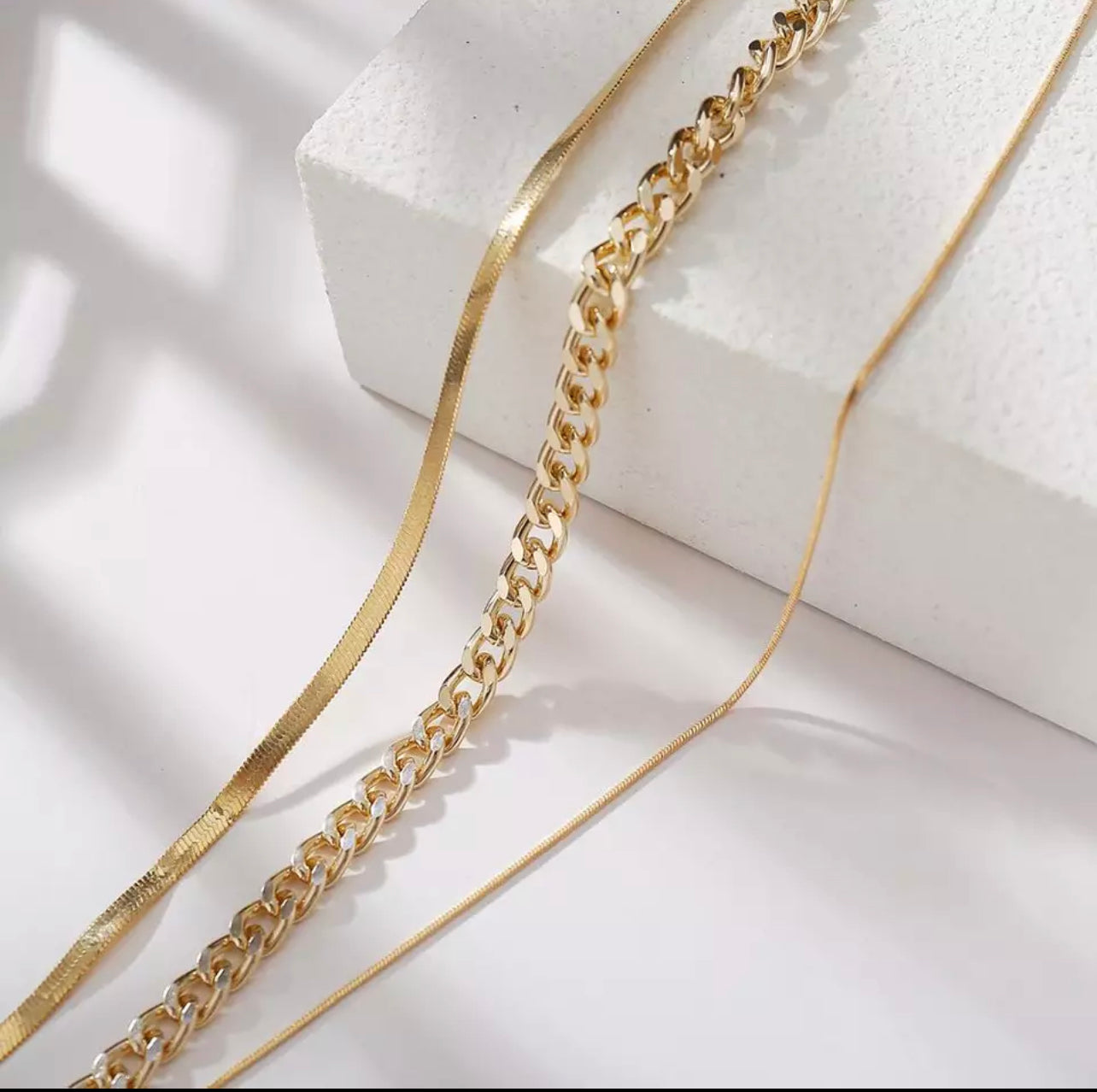 Three Layer Goldie Necklace