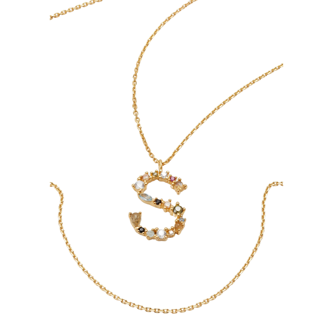 Gold Affirmation Necklace (A-Z)