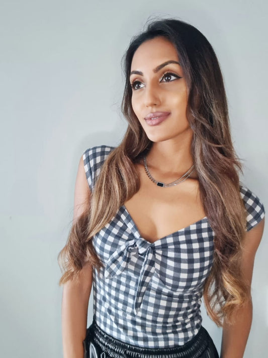 Liquorice Pewter Necklace