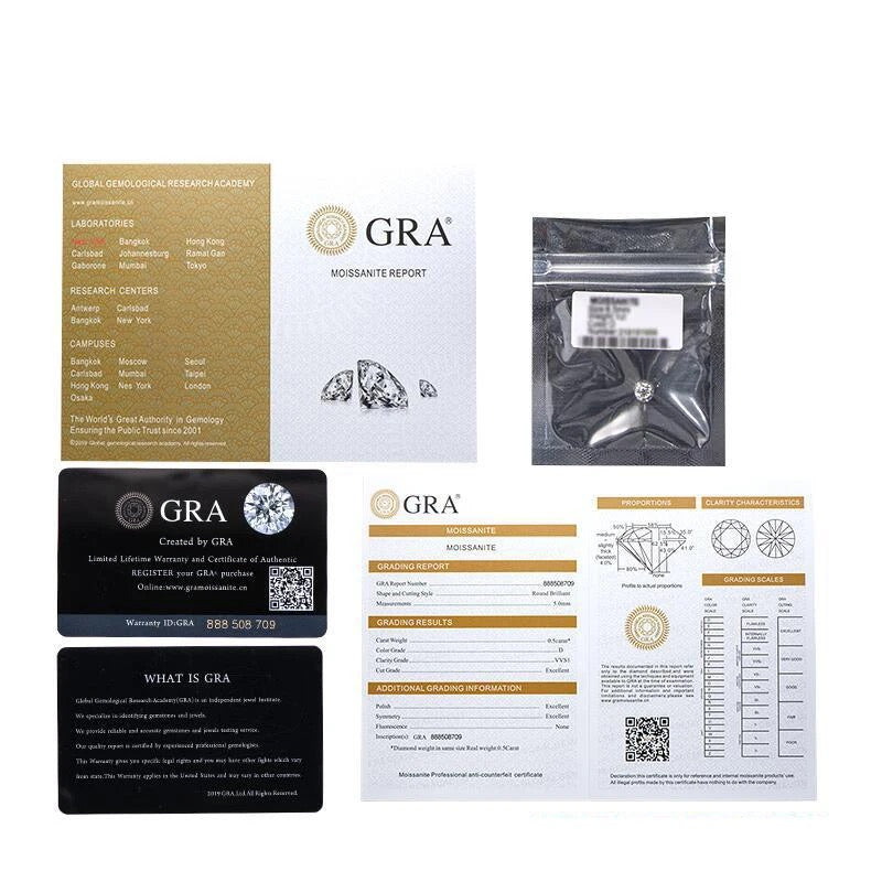 Starlight Moissanite Hoop Earrings