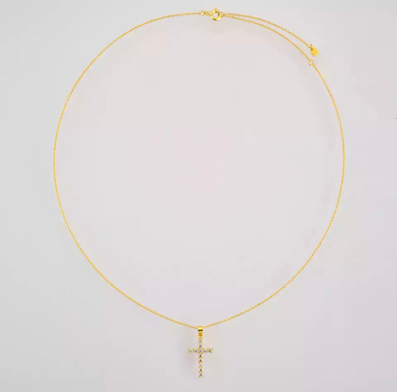 Gold Classica Cross Necklace