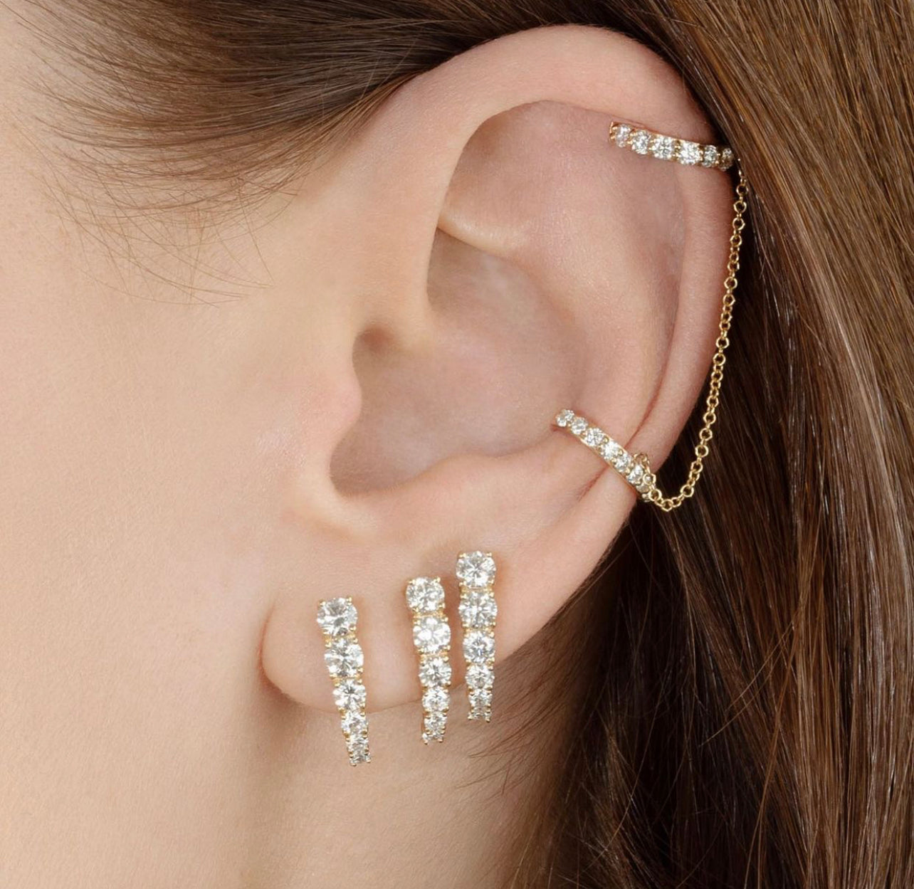 Gold Benassi Earring