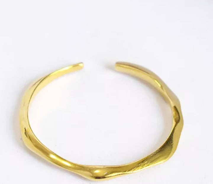 Gold Laser cut adjustable band