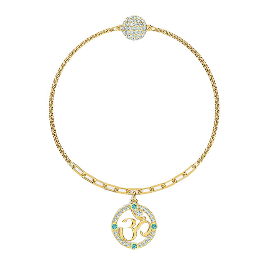 Gold Aura Aum Bracelet