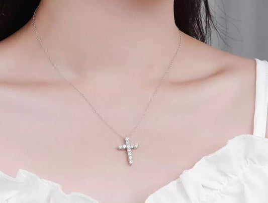 Eternal Glow Cross Necklace