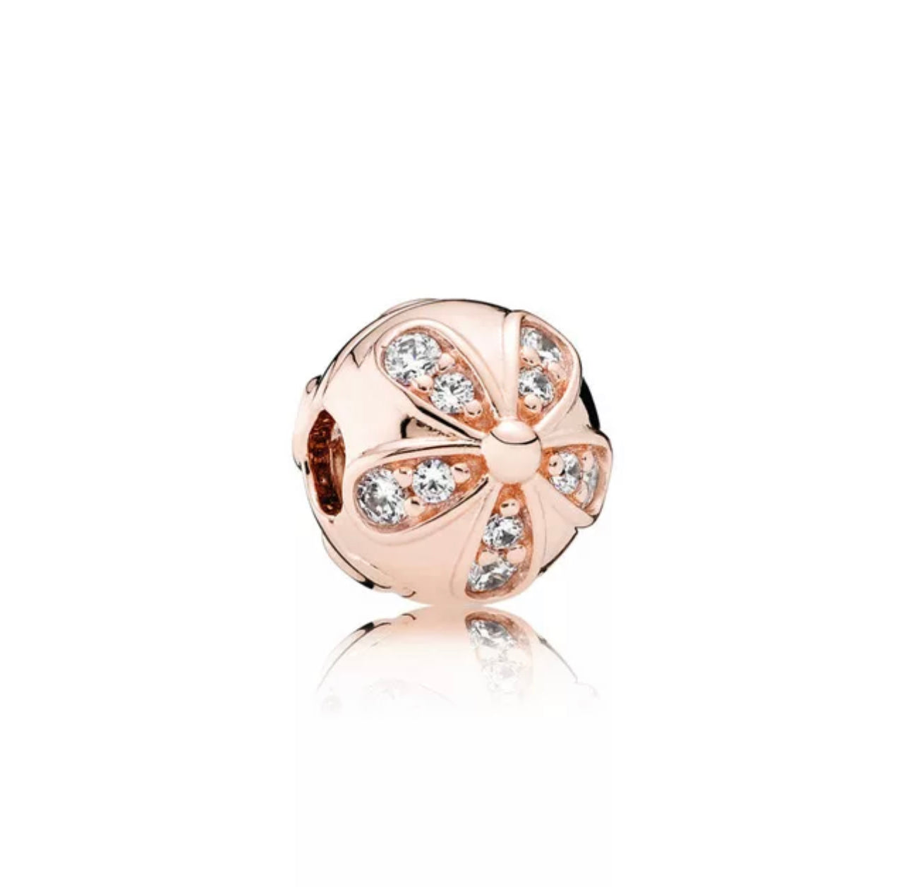 Rose Gold Daisy Clip