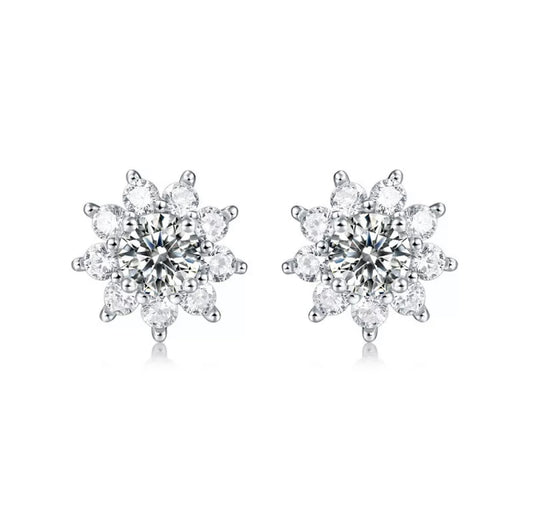 Let There Be Light Moissanite Stud