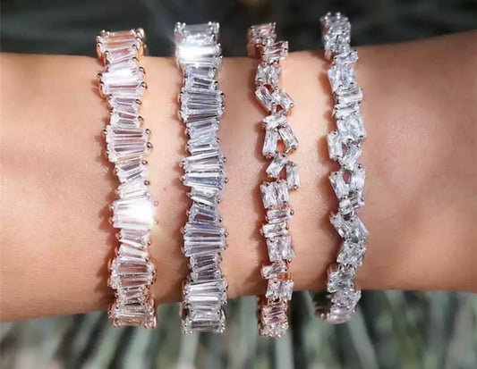 Silver Extrodinaire Baguette Cuff