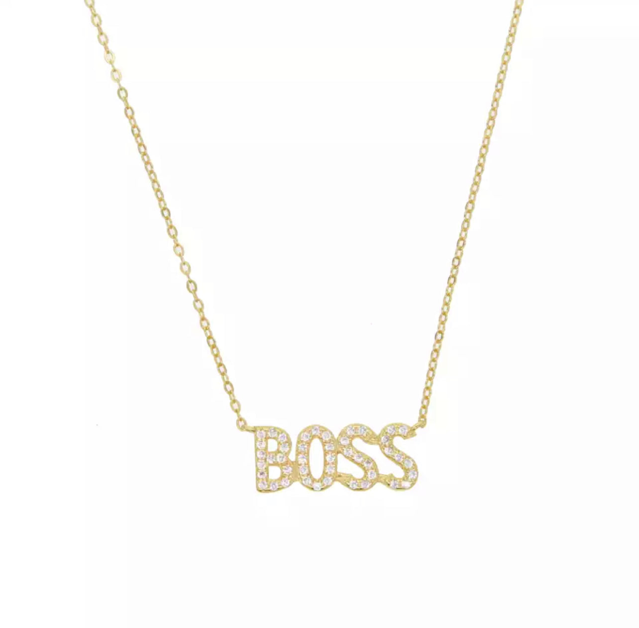 Gold Boss Necklace