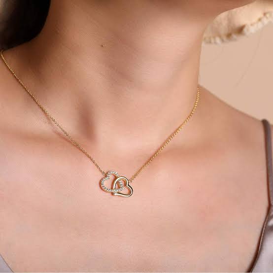 Gold Lovelocked Necklace