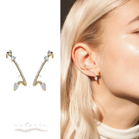 Gold Glamrock Earring