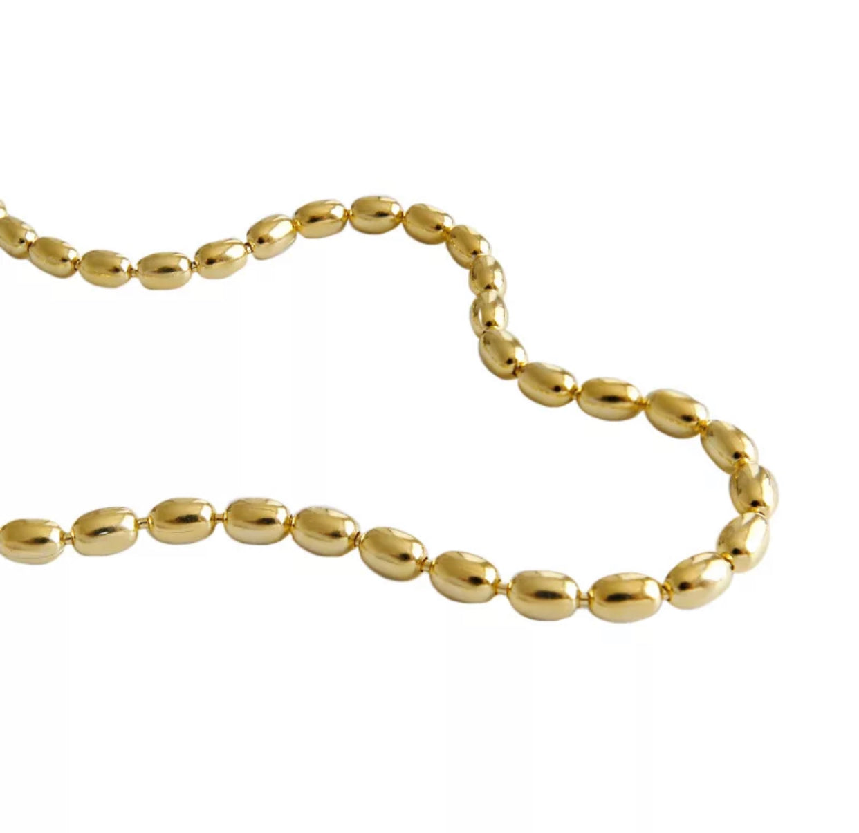 Gold Oval Bead Set