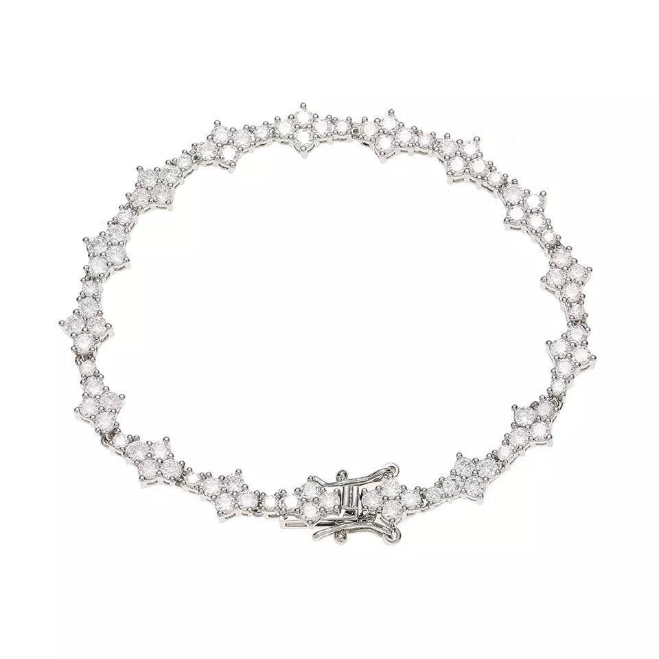 Silver Mira Tennis Bracelet