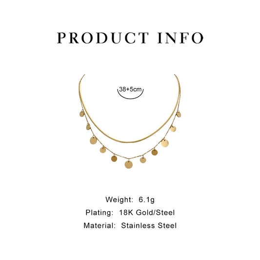 Gold Sunset Necklace