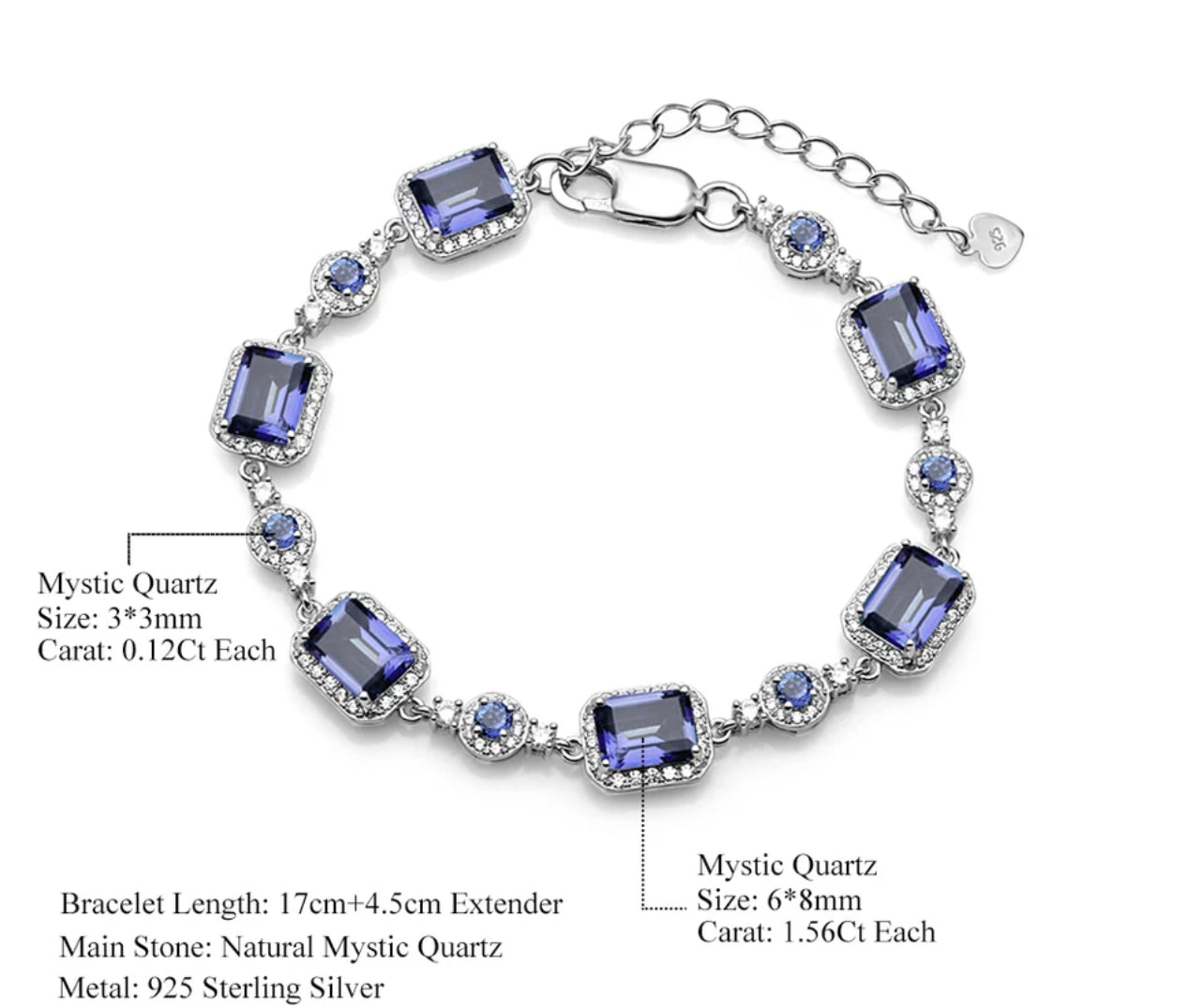 Riveira Iolite bracelet