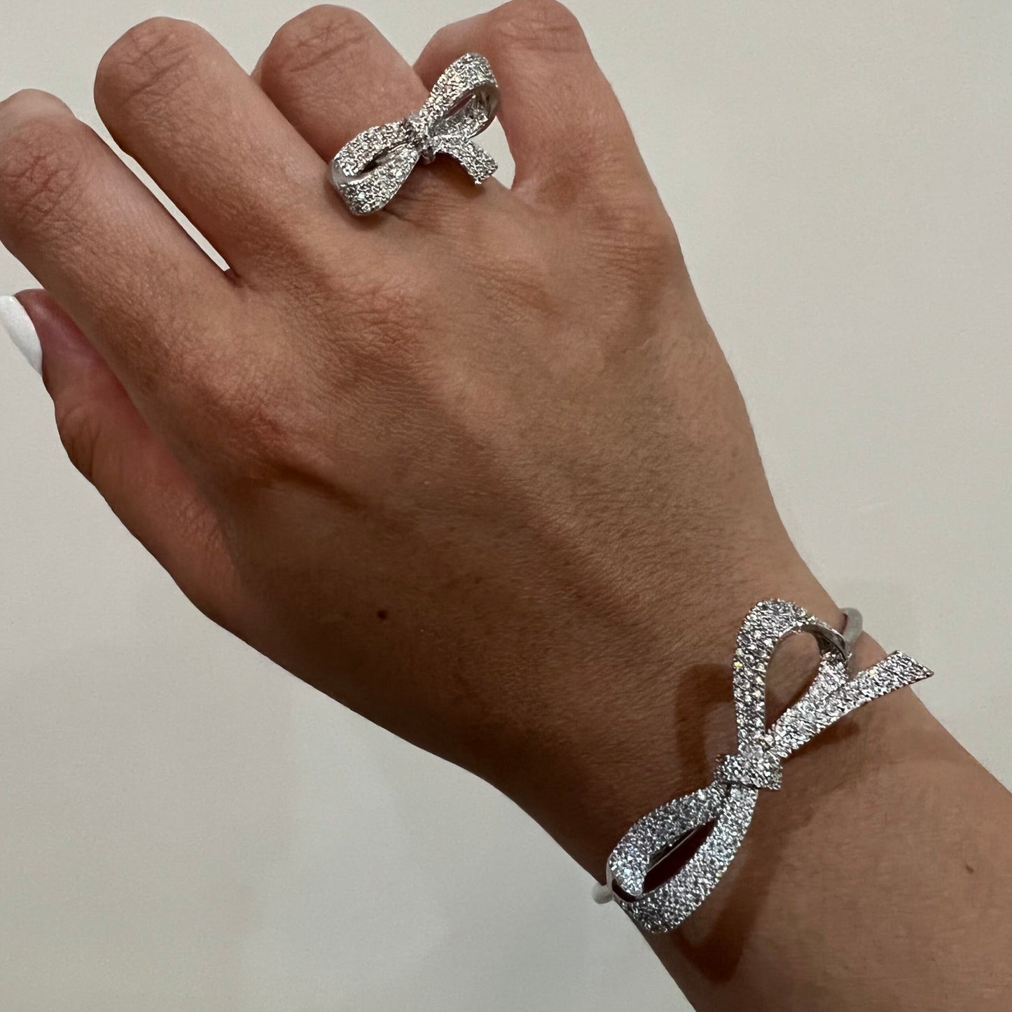 Celestial Bow Bangle & Ring Set