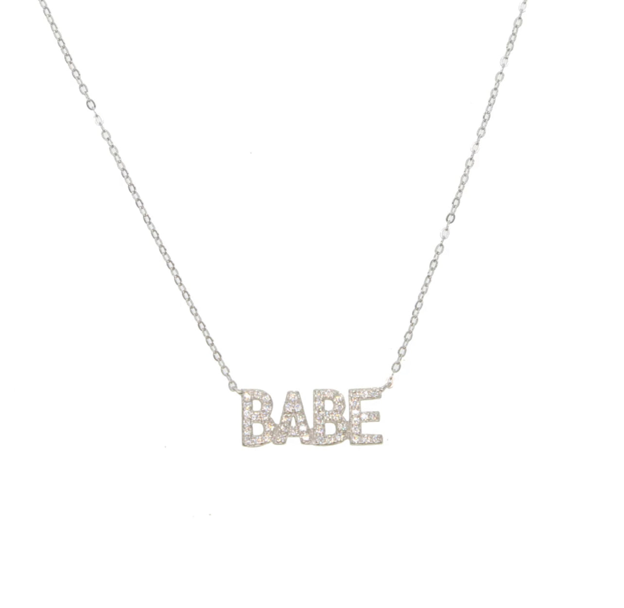 Silver Babe Necklace