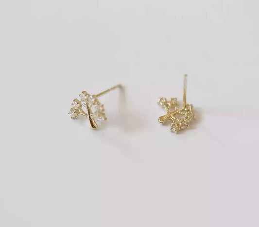 Gold Tree of Life Studs